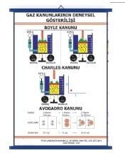 Gaz Kanunlarının Deneysel Gösterilişi Levhası