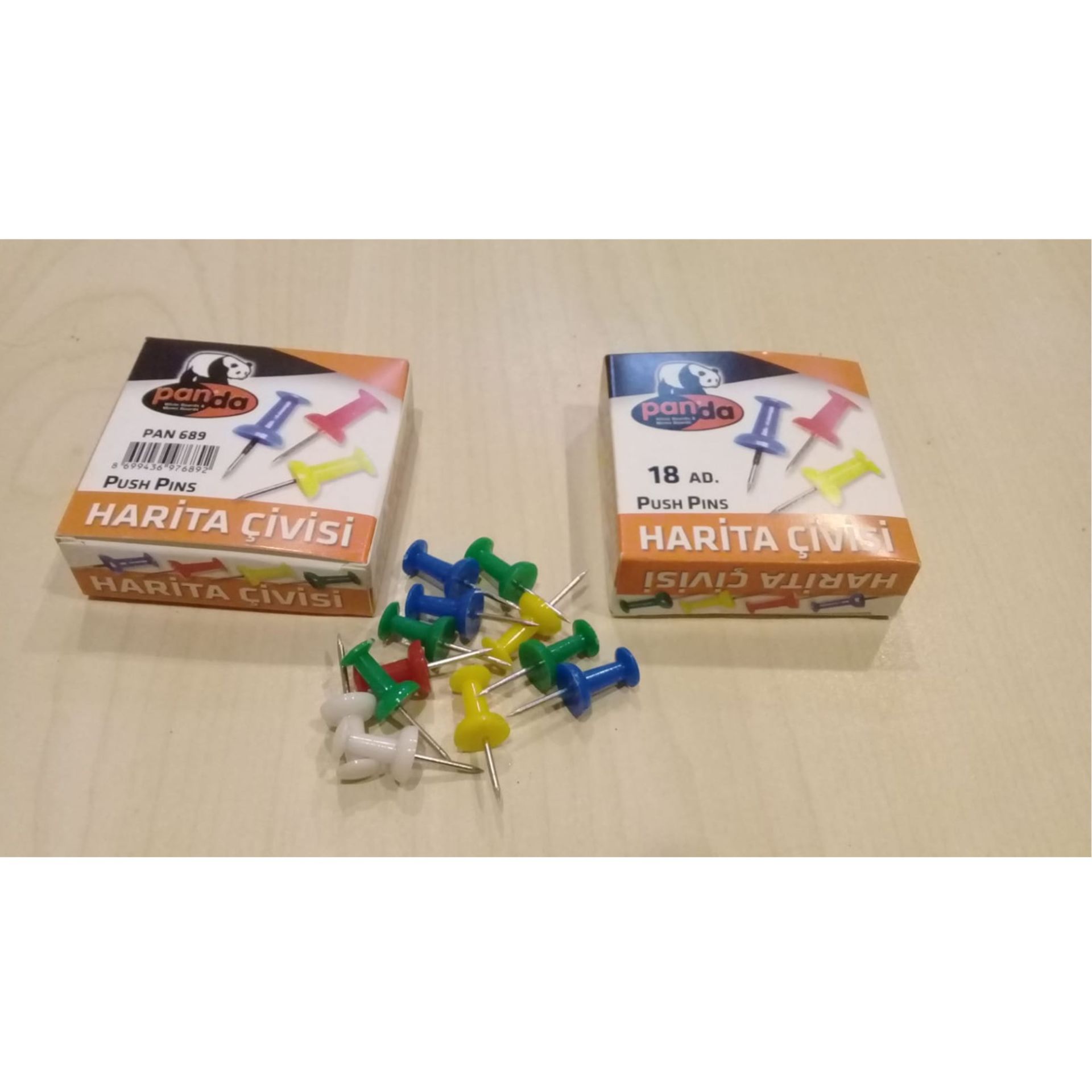 Harita Çivisi (18'li Kutu) | Raptiye | Push Pins