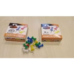 Harita Çivisi (18'li Kutu) | Raptiye | Push Pins