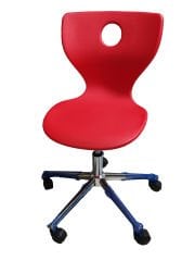 Tekerlekli Amortisörlü Monoblok Sandalye