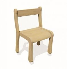 Kontra Ahşap Sandalye 34 Cm.