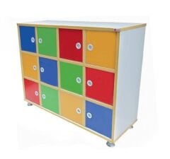 12 Kişilik Mdf Dolap