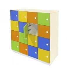 16 Kapaklı Mdf Dolap