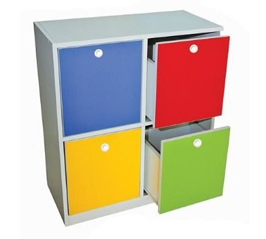 4 Çekmeceli Sınıf Dolabı