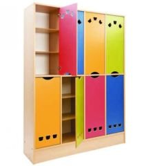 8 Kapaklı Büyük Dolap