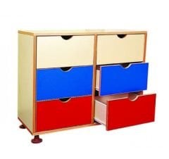 6 Çekmeceli Dolap90x40x75 Cm