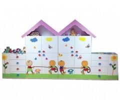 Çocuk Figürlü Anasınıfı Dolabı