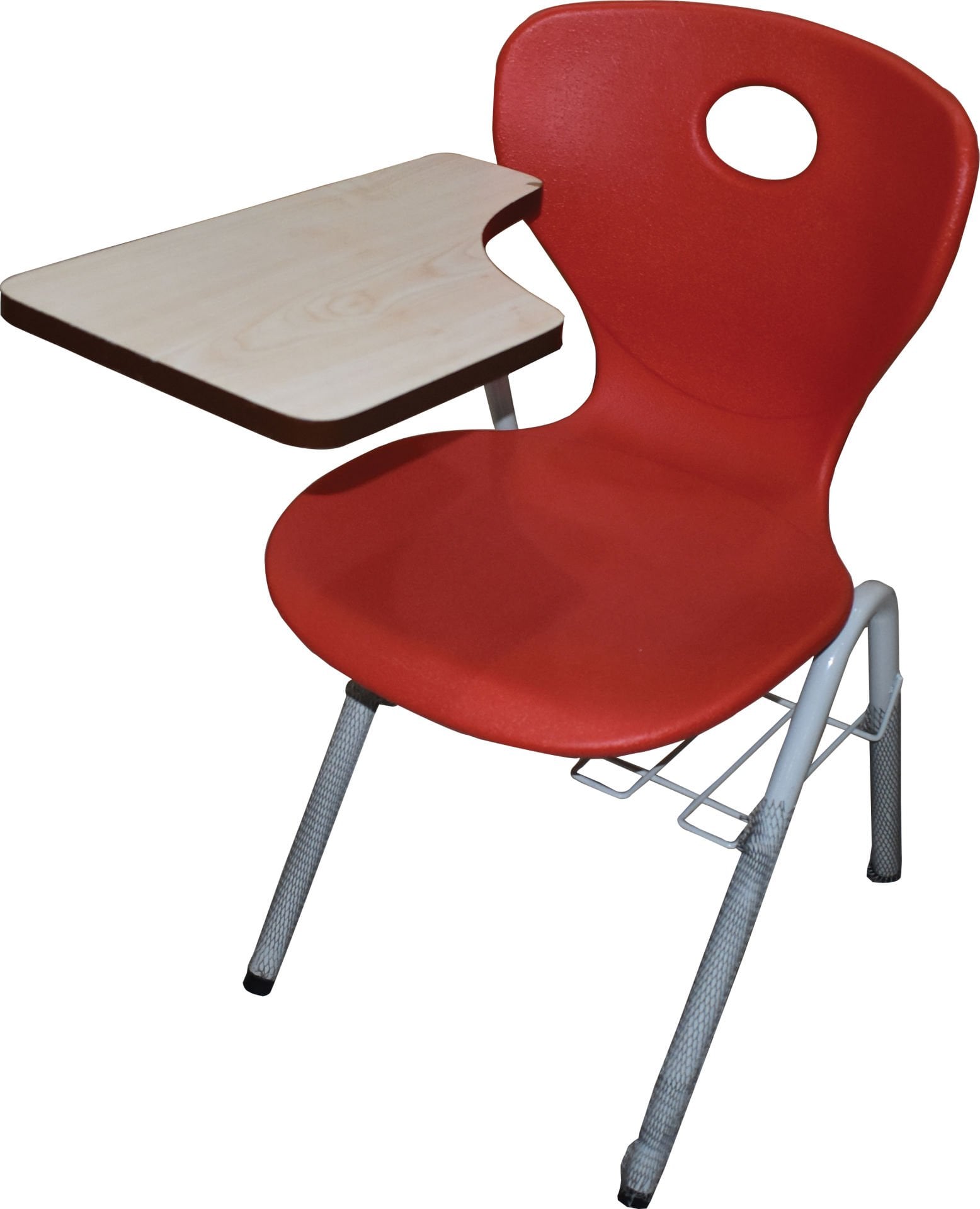 Monoblok Sandalye Sepetli ve Yazı Tablalı