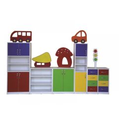 Araç Figürlü Anasınıfı Dolabı