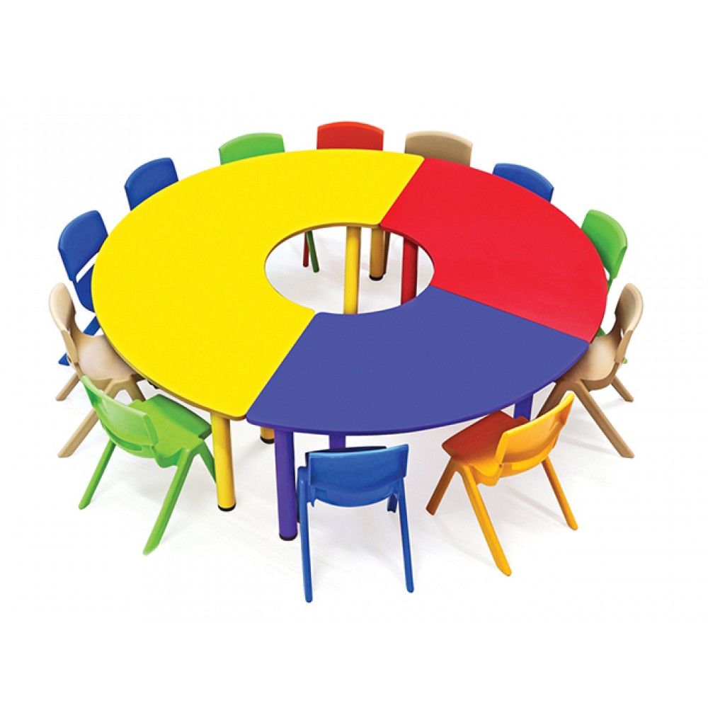 3 Parça Yuvarlak Masa