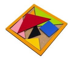 Ahşap Tangram 17x17