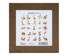 Ahşap Tangram 17x17