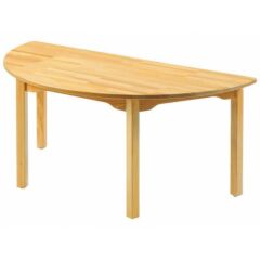 Masif Yarım Daire Masa