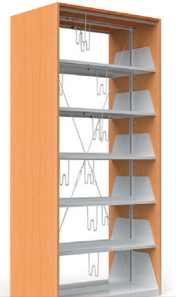 Çift Taraflı Kitaplık Tekli