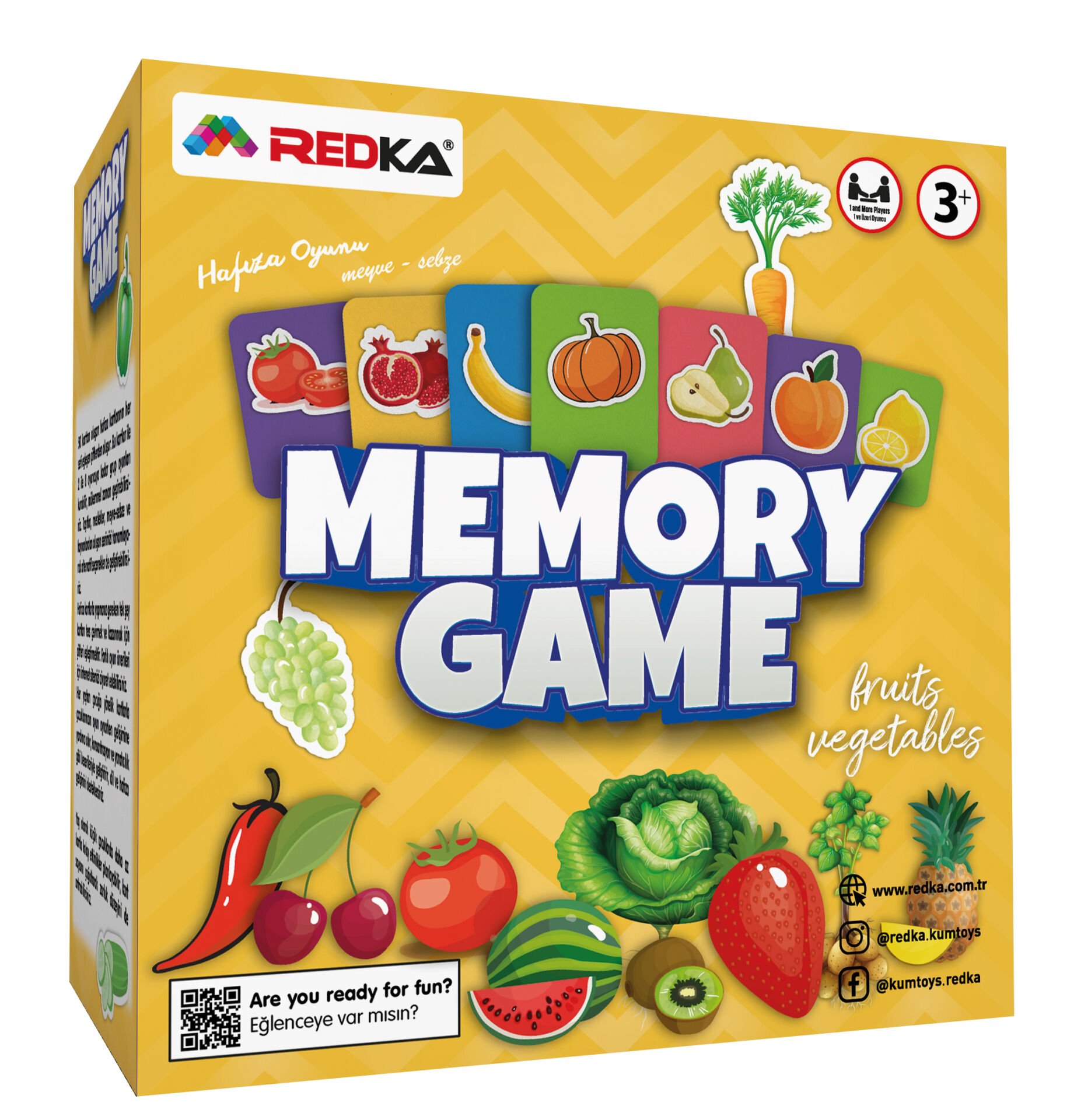 Redka Memory Game Hafıza Oyunu - Meyve ve Sebzeler