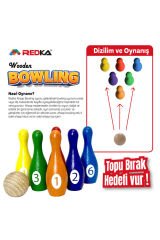 Redka Wooden Bowling Ahşap Bowling