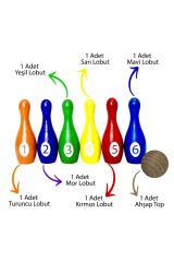 Redka Wooden Bowling Ahşap Bowling