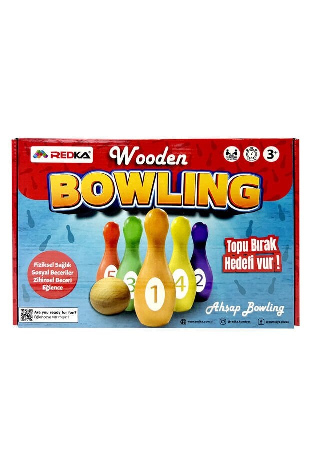 Redka Wooden Bowling Ahşap Bowling
