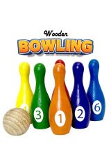 Redka Wooden Bowling Ahşap Bowling