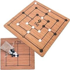 9 Taş + 3 Taş Zeka Oyunu