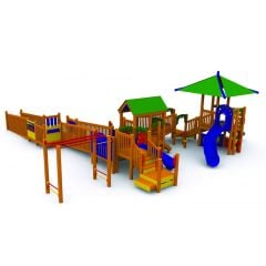Ahşap Engelsiz Oyun Parkı
