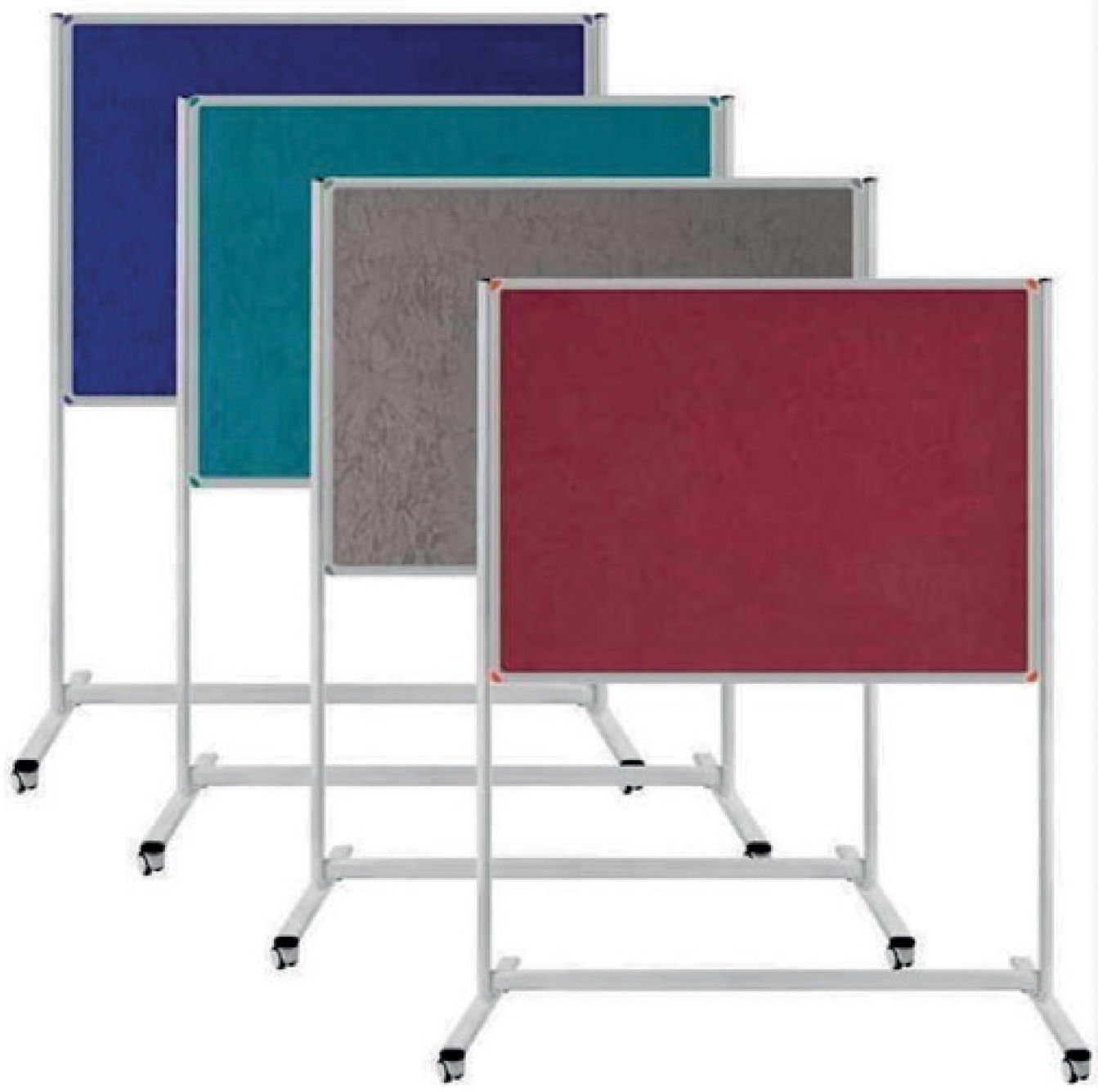 Mobil Çift Taraflı Kumaş Kaplı Pano