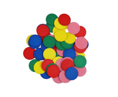 Ahşap Sayma Pulu Daire Şeklinde