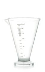 Konik Dereceli Kap 250 Ml. Şeffaf