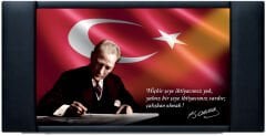 Dijital Baskılı Deri Kaplı Çerçeveli Makam Panosu