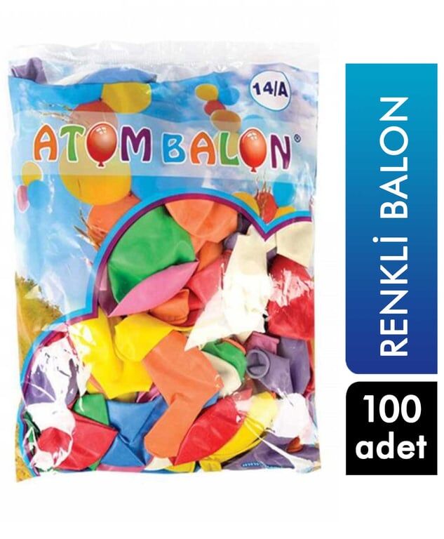 Renkli Balon 100'lü Paket