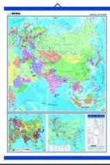 Asya Siyasi Haritası Kaplamalı