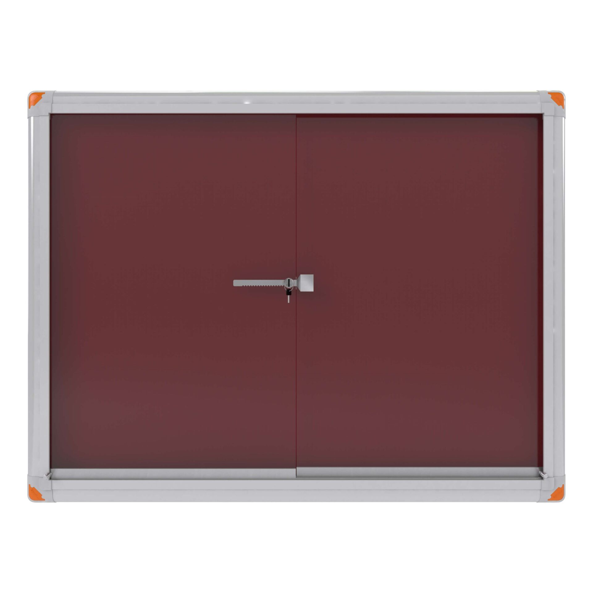 KİLİTLİ ALÜMİNYUM SÜRGÜLÜ İLAN PANOLARI (CAM KAPAKLI)