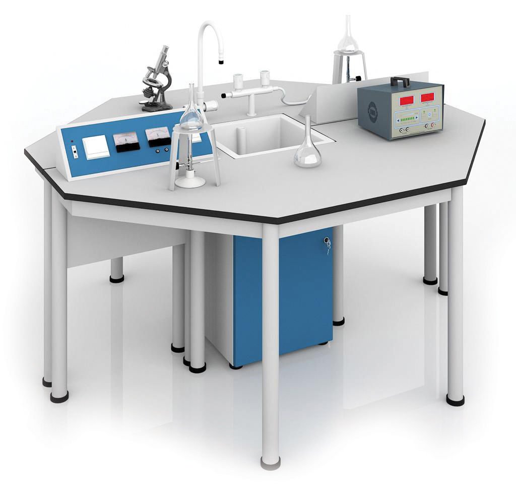 Su Üniteli Sekizgen Öğrenci Masası