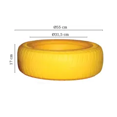 Plastik Renkli Tekerlek 5'li