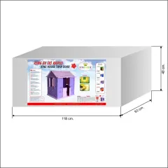 Plastik İki Kapılı Oyun Evi