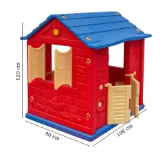 Plastik İki Kapılı Oyun Evi