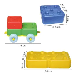 Arabalı Tuğla 40 Parça