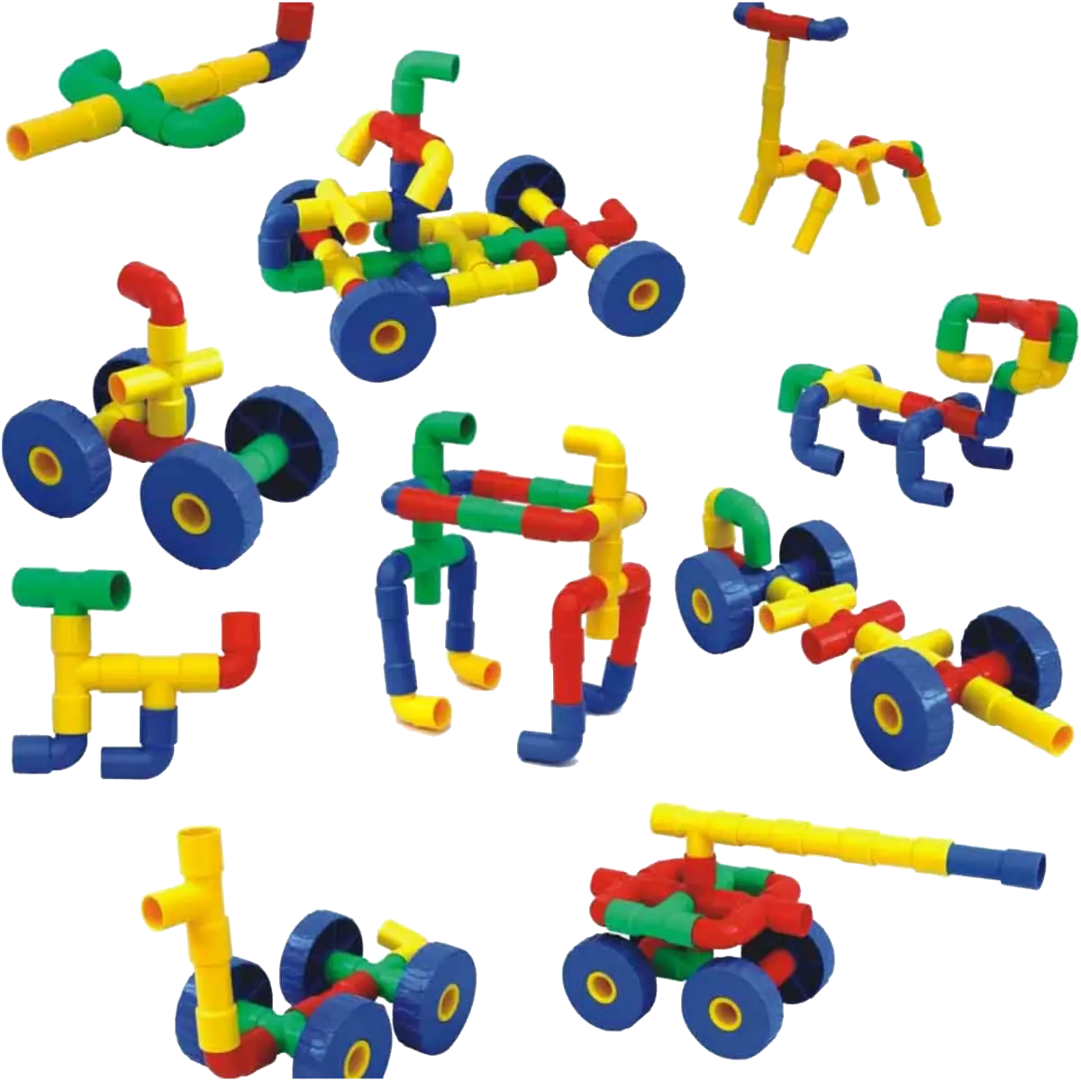 Tekerlekli Boru Lego 72 Parça