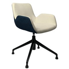 Fores Misafir Koltuğu - Beyaz Lacivert