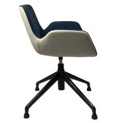 Fores Misafir Koltuğu - Lacivert Beyaz