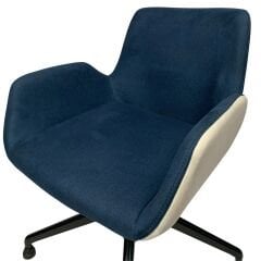 Fores Misafir Koltuğu - Lacivert Beyaz