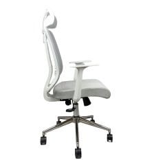 Nona Beyaz Yönetici Koltuğu