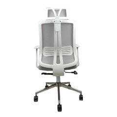 Nona Beyaz Yönetici Koltuğu