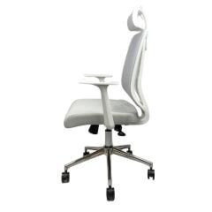 Nona Beyaz Yönetici Koltuğu