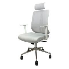 Nona Beyaz Yönetici Koltuğu