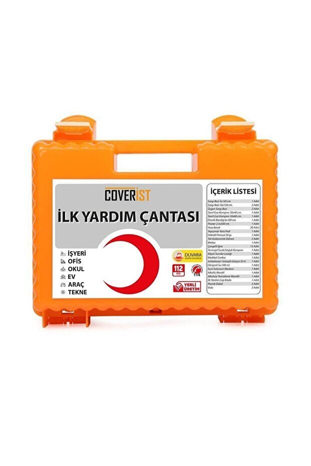 İlk Yardım Çantası - Plastik Duvara Monte Edilebilir