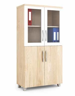 Yarım Cam Kapaklı Dolap