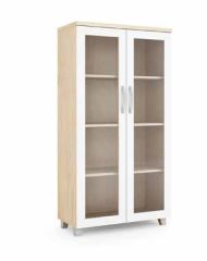 Tam Boy Cam Kapaklı Dolap