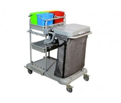 Tek Brandalı Plastik Kat Hizmet Arabası