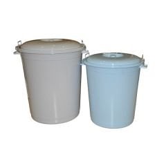 Plastik Kapaklı Çöp Kovası